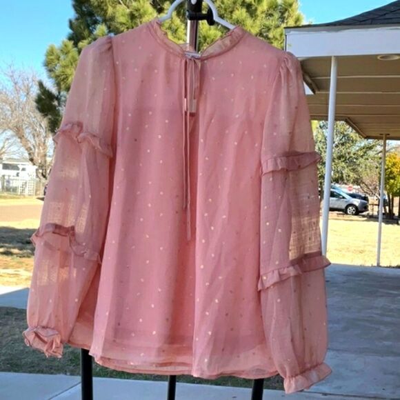 Take 50% OFF- Blu Pepper Fancy Blouse, Size-S - Picture 1 of 8